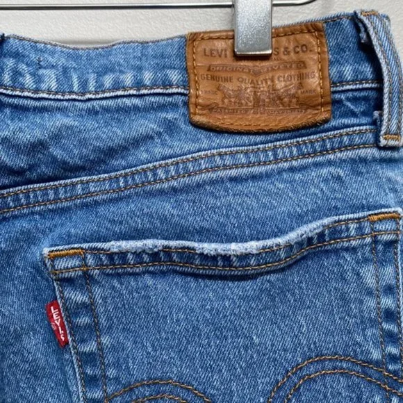 ❗️SOLD❗️Levi’s Wedgie Distressed Premium Icon Jeans Size 27 - Picture 7 of 14